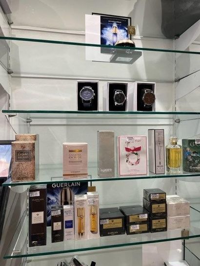 STOCK : Produits CLARINS, SHISEIDO, GUERLAIN,...