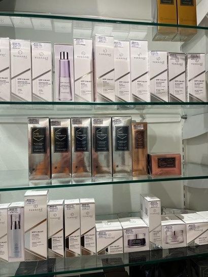 STOCK : Produits CLARINS, SHISEIDO, GUERLAIN,...