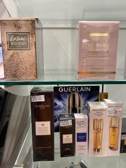 STOCK : Produits CLARINS, SHISEIDO, GUERLAIN,...