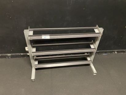 - 1 rack à haltères, métal
- 1 rack métallique...
