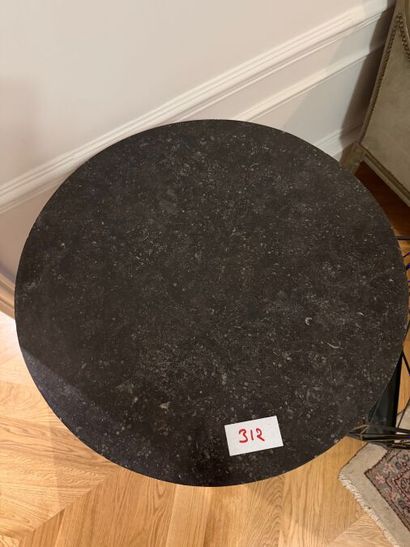 1 tripod mahogany veneered pedestal table...