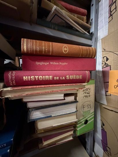 1 important lot de livres anglais, français,...
