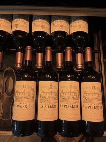 STOCK de bouteilles de vins comprenant :
(dans...