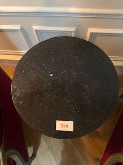 1 low tripod mahogany veneered pedestal table...
