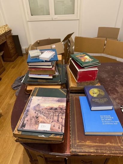 1 lot of various books and 3 framed meda...