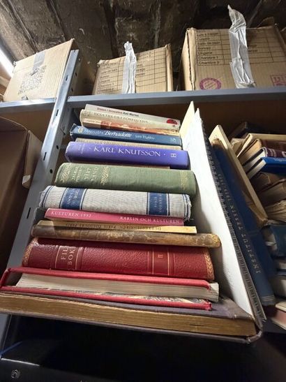 1 important lot de livres anglais, français,...