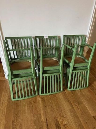 1 lot composed of a suite of 6 Gustavian...