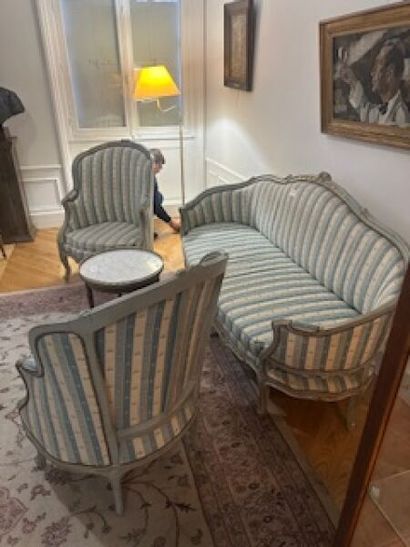 1 salon furniture consisting of a sofa and...