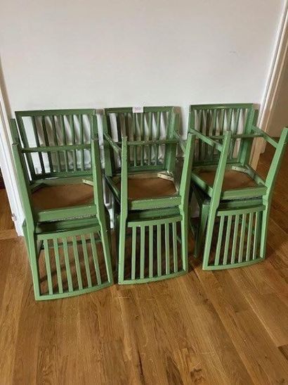 1 lot composed of a suite of 6 Gustavian...