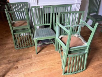1 lot composed of a suite of 6 Gustavian...