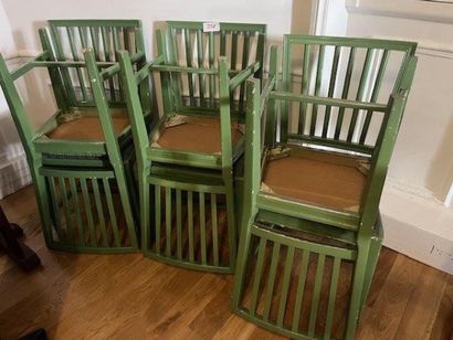 1 lot composed of a suite of 6 Gustavian...