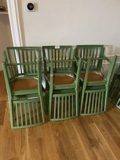 1 lot composed of a suite of 6 Gustavian...