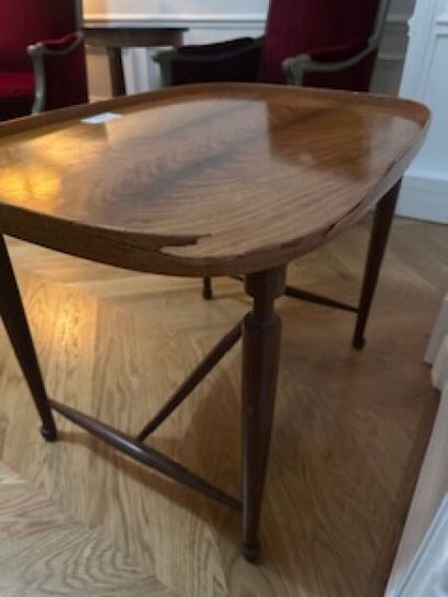 Joseph FRANK. A natural wood and veneer tea...