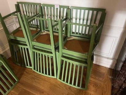 1 lot composed of a suite of 6 Gustavian...