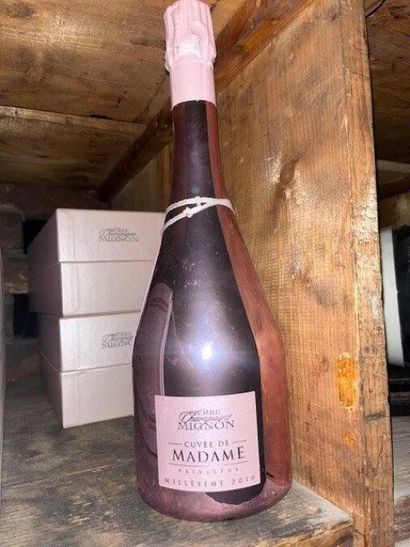 STOCK de bouteilles de vins comprenant :
(dans...
