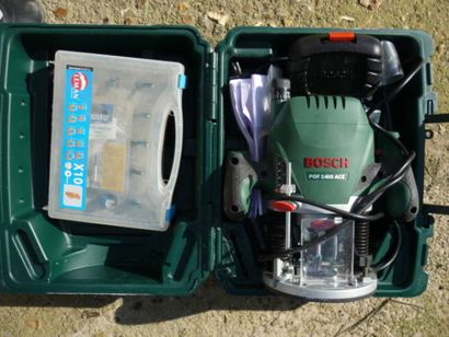 1 défonceuse BOSCH 1400 ACE + accessoire...