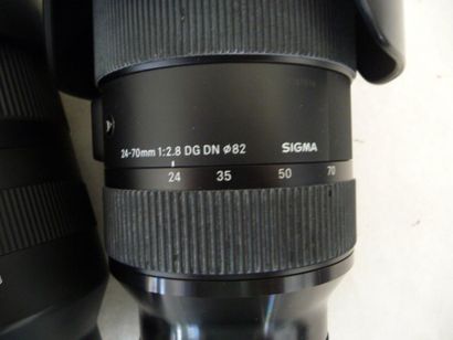 1 objectif SIGMA 24-70mm