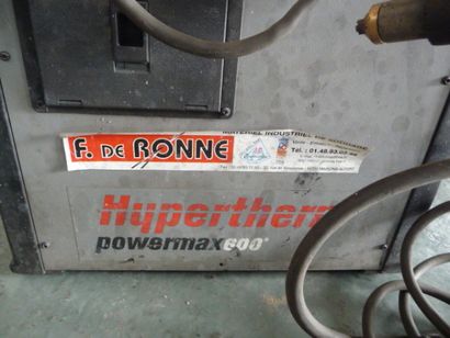 - 1 découpeur plasma HYPERTHERM Powermax...