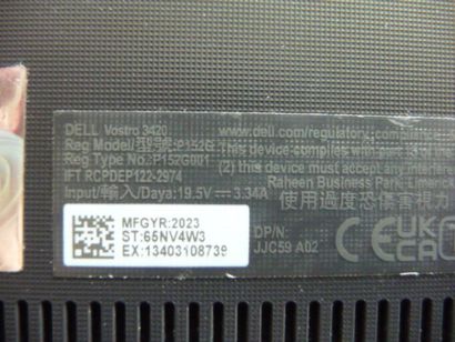 4 PC portables DELL VOSTRO modèle 3420 Intel...