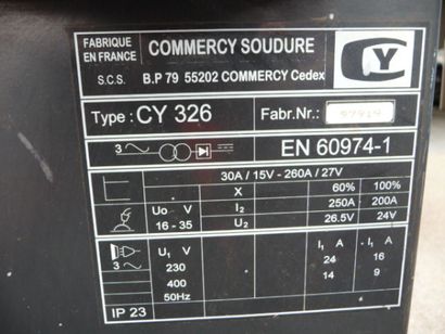 1 poste à souder COMMERCY CY326