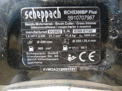 1 débroussailleuse thermique portable SCHEPPACH...