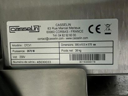 1 four CASTELIN CFCV1 (Ref. 11)

VENTE AUX...