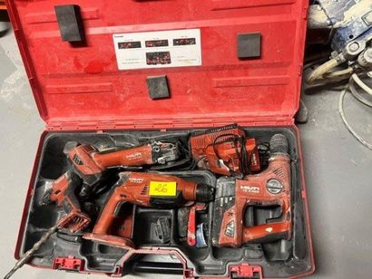 - 1 burineur HILTI sur batterie + chargeur
-...