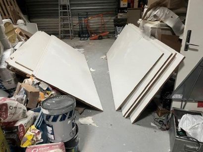 Retours de chantiers comprenant : Bois, planches,...
