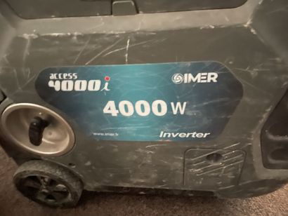 1 groupe électrogène IMER access 4000i (Lots...