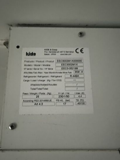1 chambre froide positive EP.60MM sans sol...