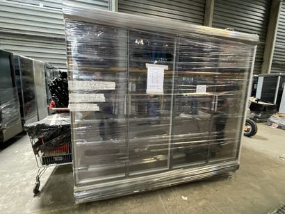 6 gondoles frigorifiques 2,50x2,27x0.90m