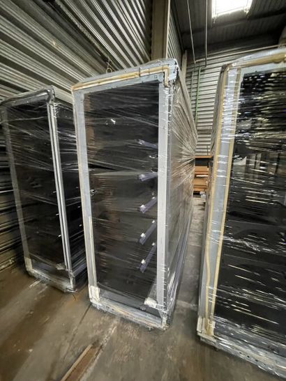 8 gondoles réfrigérées portes vittrées