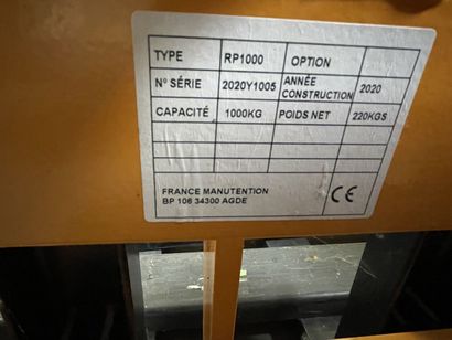 1 transpalette cap. 1000 kg type RP1000 de...