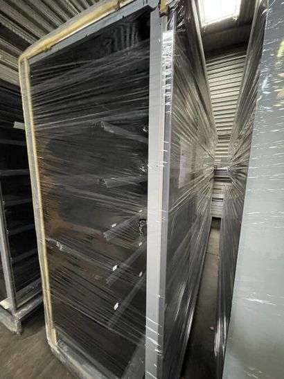 8 gondoles réfrigérées portes vittrées