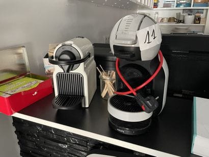 2 machines à café KRUPS NESPRESSO (Ref. 11)

VENTE...