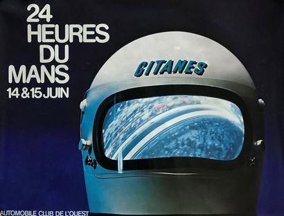 24 Heures du Mans, 1975
Casque Gitanes 
Rousseau,...
