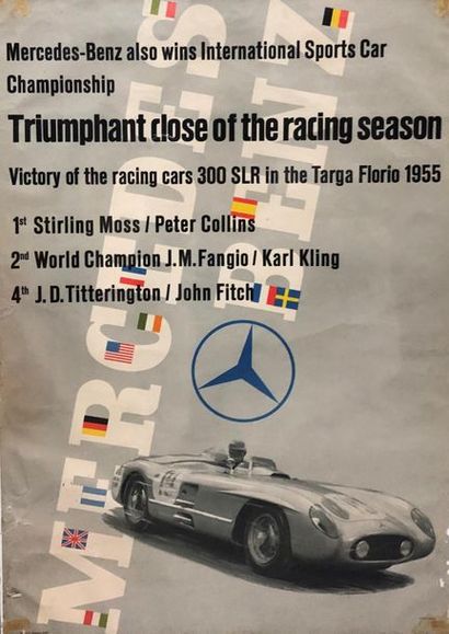 Affiche Mercedes-Benz
Victoire de la 300...