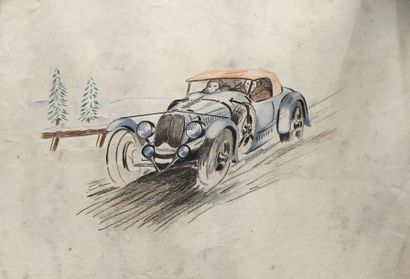 Ecole du Xxe siècle
Delahaye au Monte Carlo...