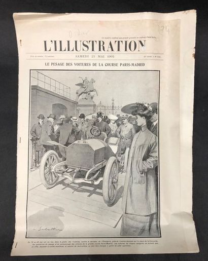 l'Illustration, 24 mai 1903
Le pesage des...