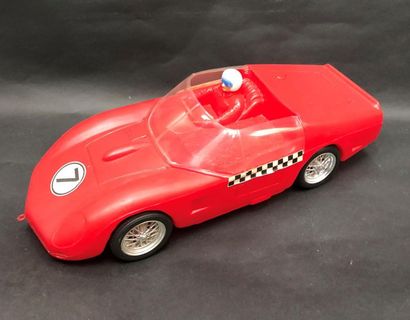 France, grande Ferrari en plastique souple,...
