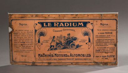 Lot de deux plaques en l'état : 
- 500 Miles...