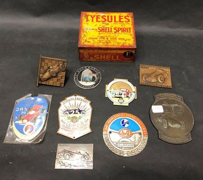Lot de plaques de course