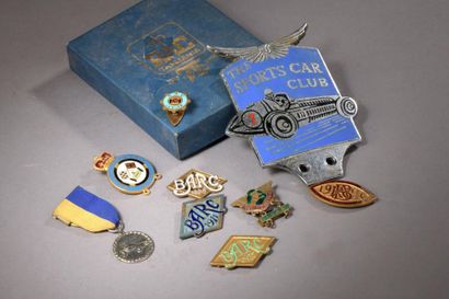 Plaque de calandre The Sports Car Club et...