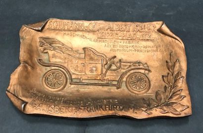 Vide poche en fonte d'aluminium doré Schumann...