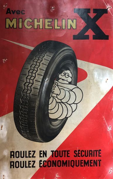 Lot Michelin Bibendum en l'état, comprenant...