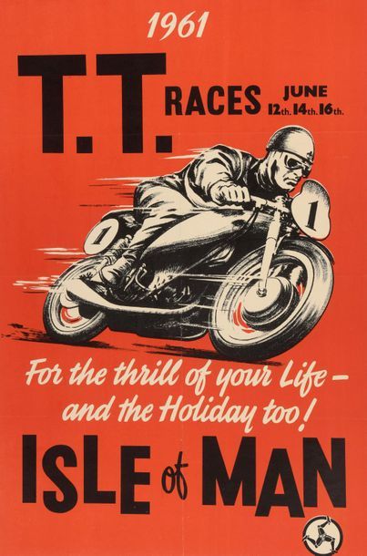 T.T. RACES, 1961
Affiche entoilée
74 x 50...