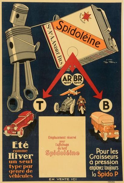 D'après Géo HAM (1900-1972) 
Spidoléine,...