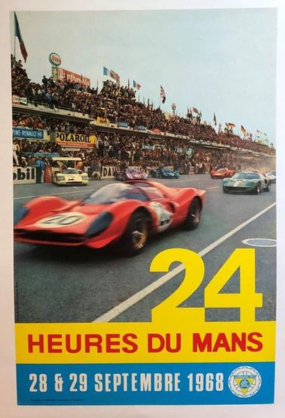Lot d'affiches entoilées, comprenant :
-...