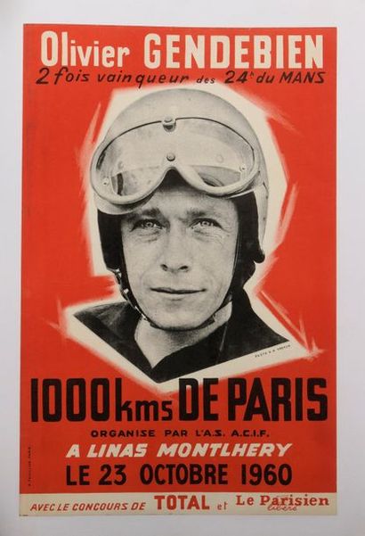 Lot de quatre affiches, en l'état, comprenant...