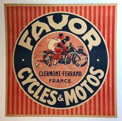 Lot de cinq affiches entoilées, en l'état...